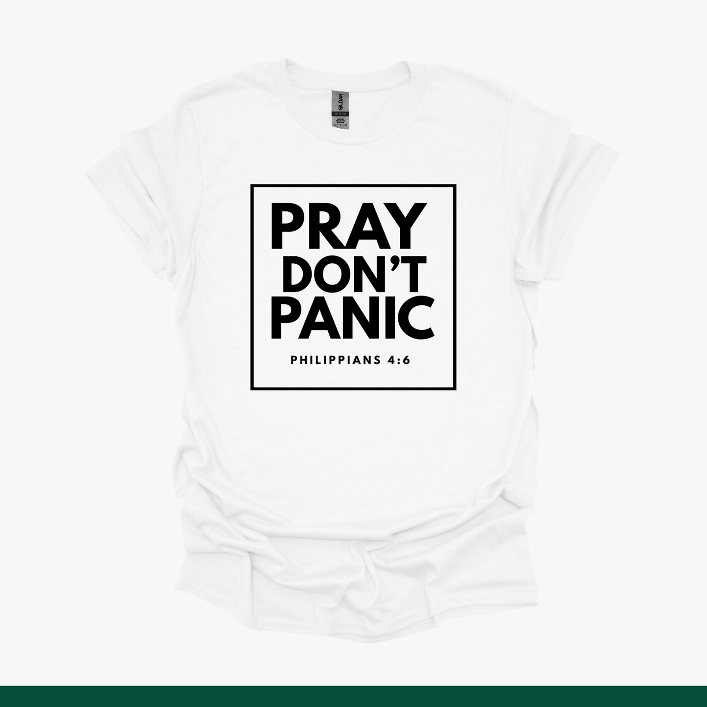 Pray Don't Panic | Philippians 4:6 Faith Tee