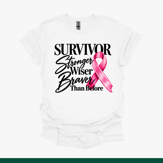 Breast Cancer Awareness Tees | Faith, Brave Living & Survivor
