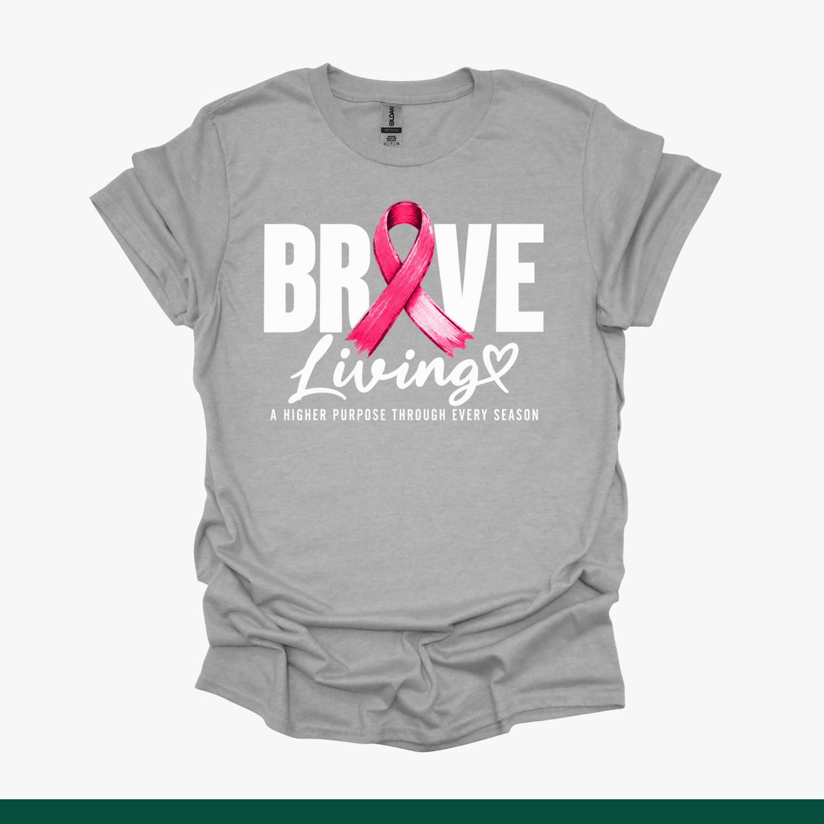 Breast Cancer Awareness Tees | Faith, Brave Living & Survivor