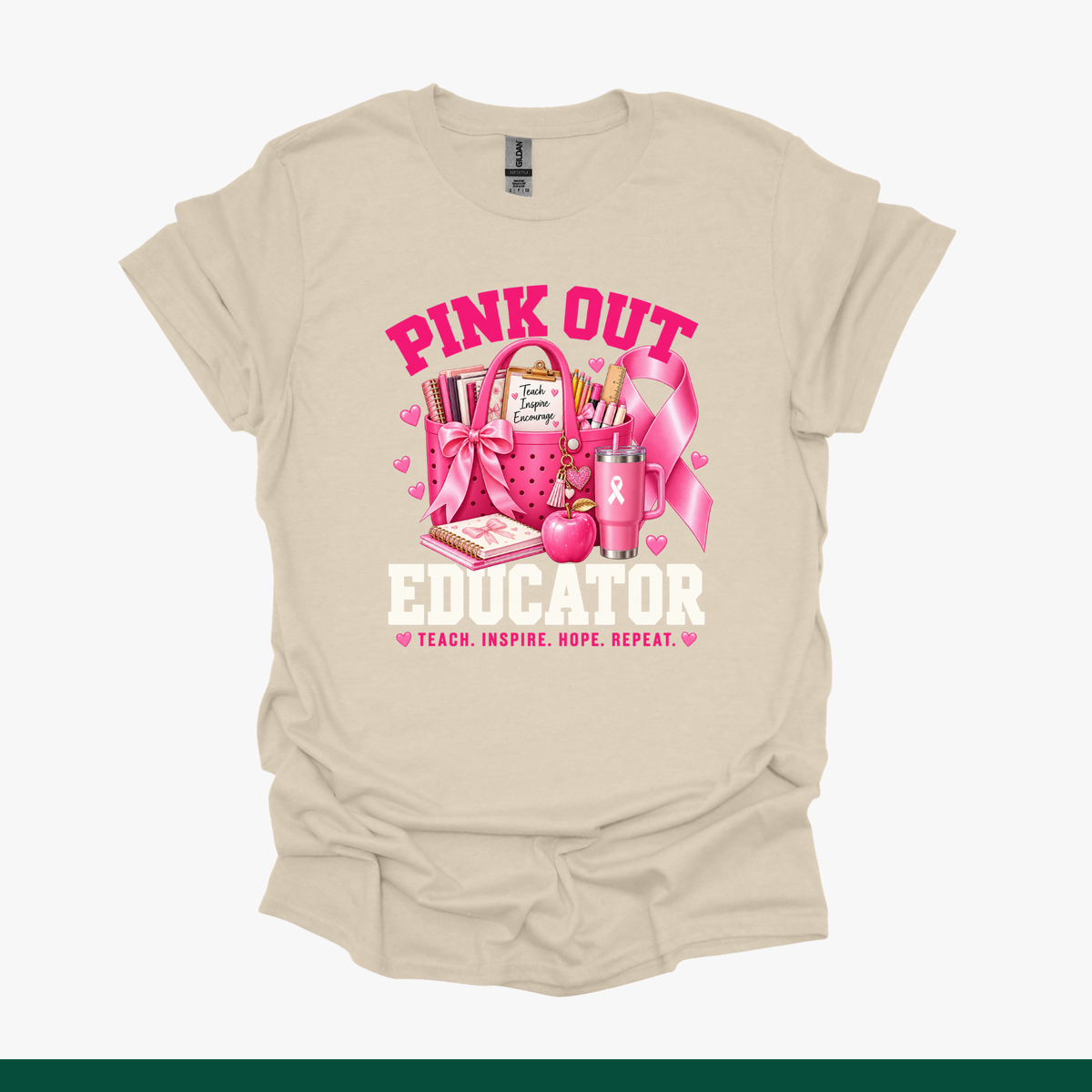 Breast Cancer Awareness Teacher Tee | Teach With Purpose