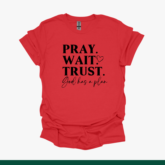 Pray. Wait. Trust. Faith Tee