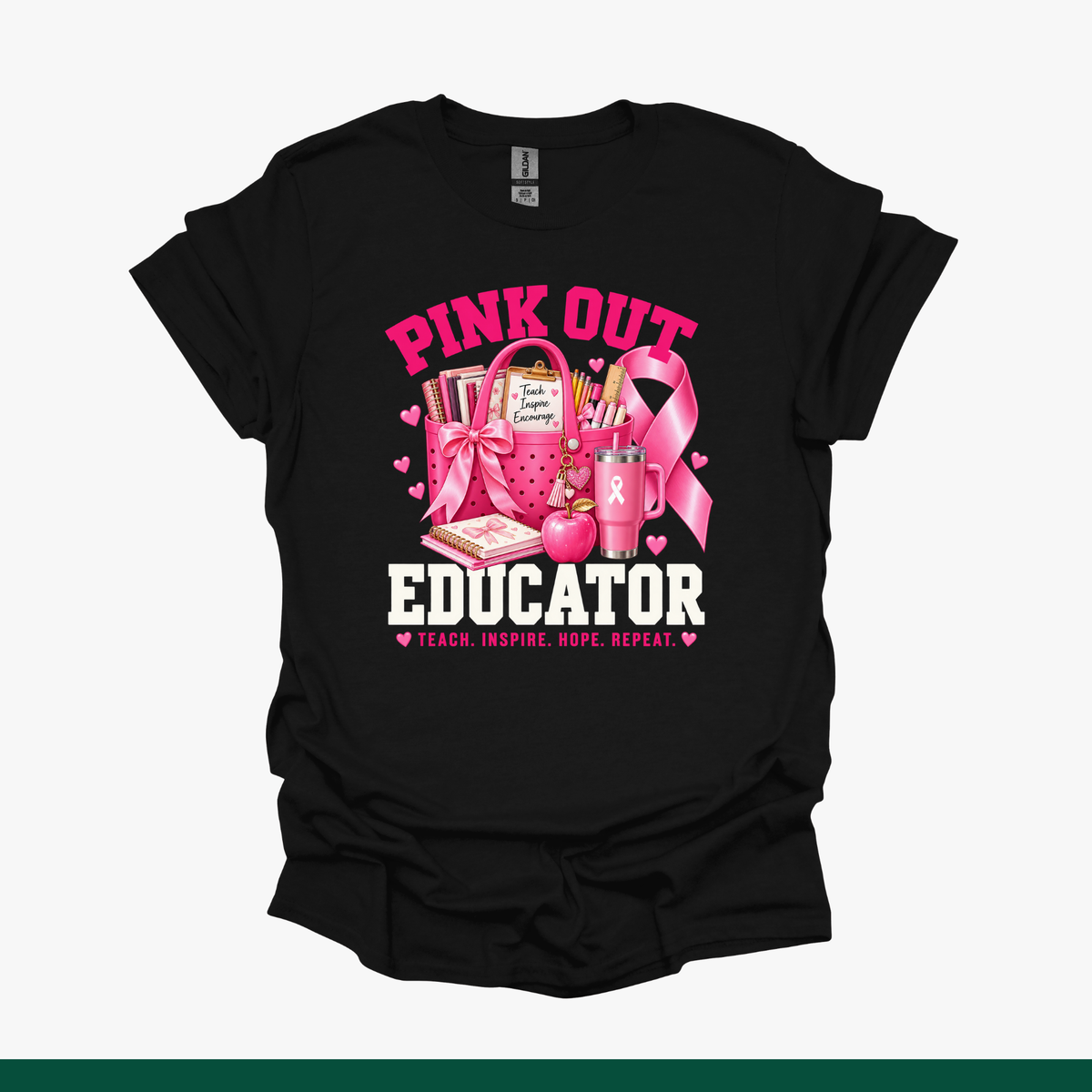 Breast Cancer Awareness Teacher Tee | Teach With Purpose