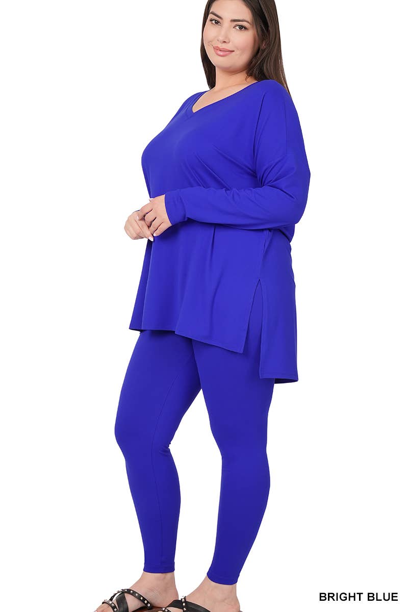 Plus Microfiber Loungewear Set