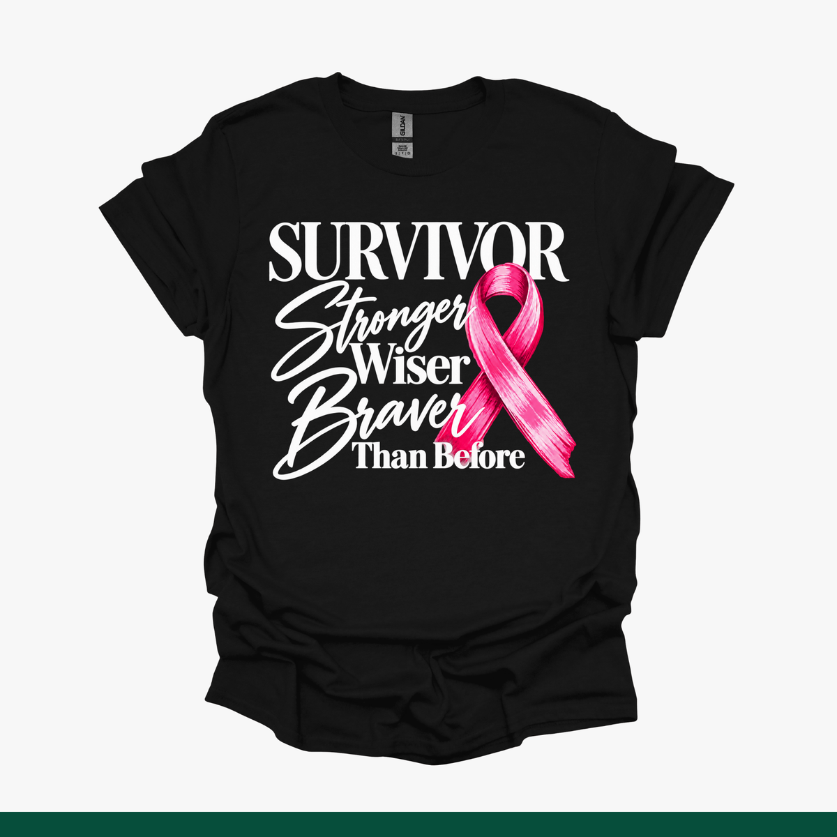 Breast Cancer Awareness Tees | Faith, Brave Living & Survivor