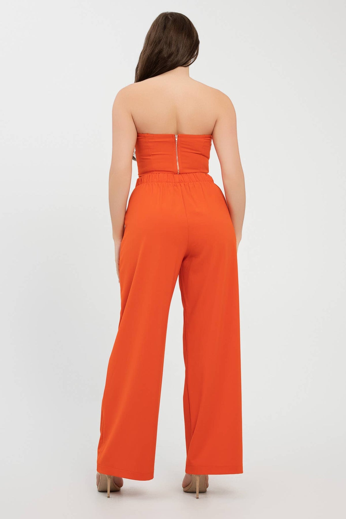 Colorblock Fold-Over Top & Pants Set